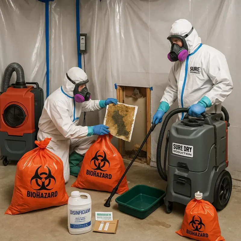 Contaminated Water Handling Protocols process in Edcouch, TX